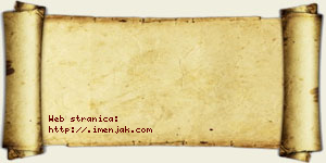 Jovanka Veškovac vizit kartica